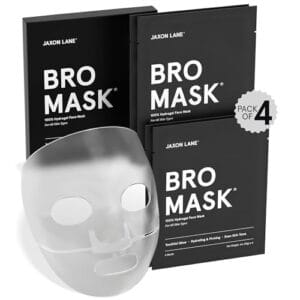 JAXON LANE BRO MASK: Korean Face Mask for Men | 2 Pc. Hydrating Anti Aging Sheet Masks Contain Vitamin C, Vitamin E, Hyaluronic Acid, Hydrolyzed Collagen for Face Care, Acne Treatment (4 X 4 Packs) JAXON LANE BRO MASK: Korean Face Mask for Men | 2 Pc. Hydrating Anti Aging Sheet Masks Contain Vitamin C, Vitamin E, Hyaluronic Acid, Hydrolyzed Collagen for Face Care, Acne Treatment (4 X 4 Packs)