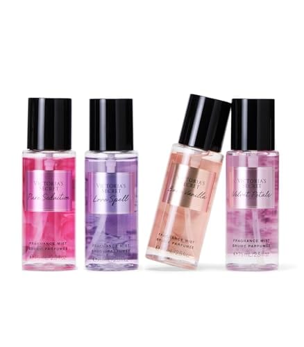 Victoria's Secret Fragrance Mist Collection 4 Piece Mini Mist Gift Set, Assorted Scents, Gift Set for Women - Image 2
