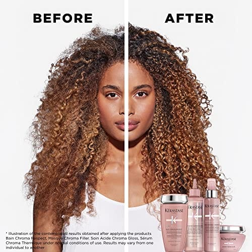 Kerastase Chroma Absolu Anti-Porosity Deep-Filling Hair Mask | For Damaged Color-Treated Hair | Strengthens and Hydrates | With Lactic Acid | Chroma Filler | 6.8 Fl Oz - Image 4