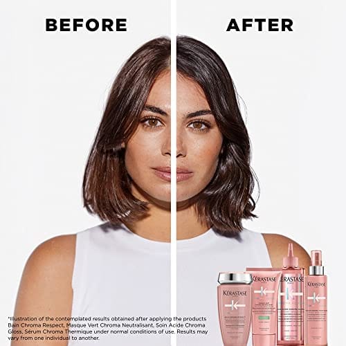 Kerastase Chroma Absolu Anti-Porosity Deep-Filling Hair Mask | For Damaged Color-Treated Hair | Strengthens and Hydrates | With Lactic Acid | Chroma Filler | 6.8 Fl Oz - Image 3