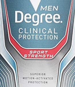 DEGREE Men Clinical Protection Sport Strength Antiperspirant & Deodorant, 1.7 Ounce, Pack of 3 (Packaging may vary) DEGREE Men Clinical Protection Sport Strength Antiperspirant & Deodorant, 1.7 Ounce, Pack of 3 (Packaging may vary)