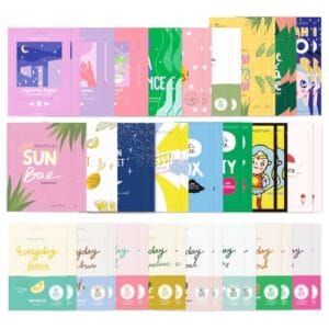 FACETORY K Beauty Face Mask Skin Care 50 COLLECTION Sheet Mask Set | Natural Premium Korean Face Mask For All Skin Types – No Sulfates No Parabens (50 pc) FACETORY K Beauty Face Mask Skin Care 50 COLLECTION Sheet Mask Set | Natural Premium Korean Face Mask For All Skin Types – No Sulfates No Parabens (50 pc)