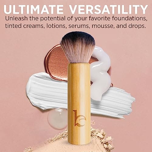 Bronzer Brush for Face - Kabuki Brush for Powder Foundation Powder Brush for Loose Powder - Liquid Foundation Brush for Face Makeup Brush - Foundation Blending Brush - Image 4