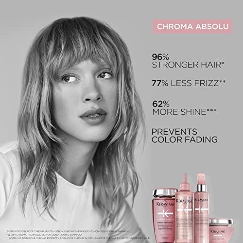 Kerastase Chroma Absolu Anti-Porosity Deep-Filling Hair Mask | For Damaged Color-Treated Hair | Strengthens and Hydrates | With Lactic Acid | Chroma Filler | 6.8 Fl Oz - Image 5