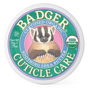 Badger Organic Cuticle Care Balm – Natural Nail Care Cream with Shea Butter, Vitamin-Rich Seabuckthorn Extract to Strengthen, Soothe & Restore Dry & Splitting Cuticles – Light Citrus Scent – .75oz Badger Organic Cuticle Care Balm – Natural Nail Care Cream with Shea Butter, Vitamin-Rich Seabuckthorn Extract to Strengthen, Soothe & Restore Dry & Splitting Cuticles – Light Citrus Scent – .75oz