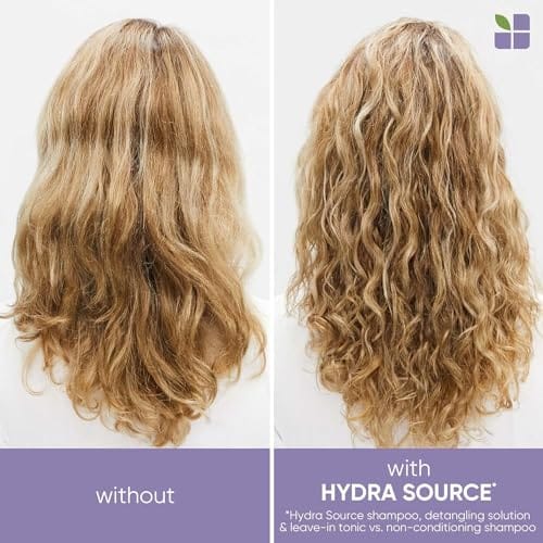 Biolage Hydra Source Detangling Solution | Detangles & Controls Static For Less Frizz & Fly-Aways | Renews Moisture | Paraben-Free | For Dry Hair | Vegan | Cruelty Free | 33.8 Fl. Oz - Image 2