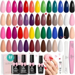 Beetles Gel Nail Polish 25 Colors Gel Polish Set Nude Pink Red Blue Gel Polish Chic Outfits Collection with 3Pcs Base Top Coat Gel Manicure Kit Salon DIY Home Valentine's Day Gift for Women Beetles Gel Nail Polish 25 Colors Gel Polish Set Nude Pink Red Blue Gel Polish Chic Outfits Collection with 3Pcs Base Top Coat Gel Manicure Kit Salon DIY Home Valentine's Day Gift for Women