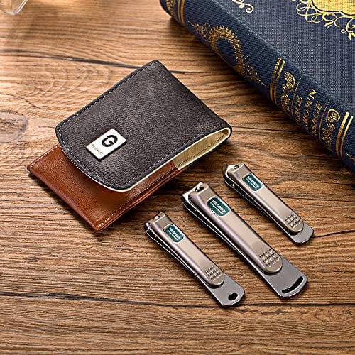 MR.GREEN 3 pcs Nail Clippers Set Stainless Steel Nail Clippers & Slant EDG Toenail Clipper Cutter for Men and Women - Image 5
